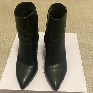 Madden Girl Faux Leather Pointed Toe Booties